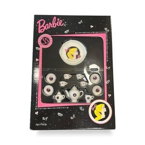 Barbie Nostalgic 35th Anniversary Limited Edition Mini Tea Set Vintage Collector